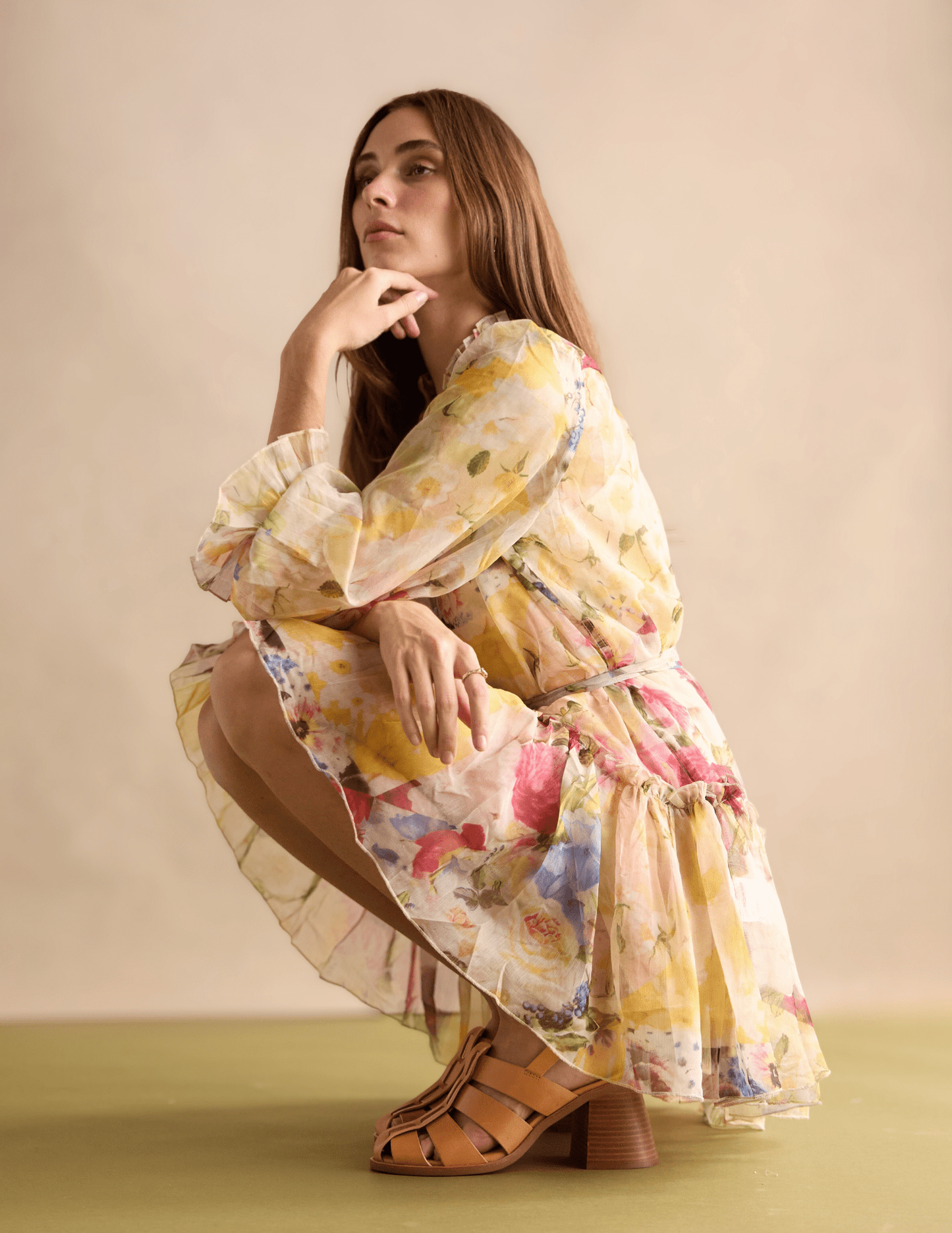 SATURN - Floral Dress