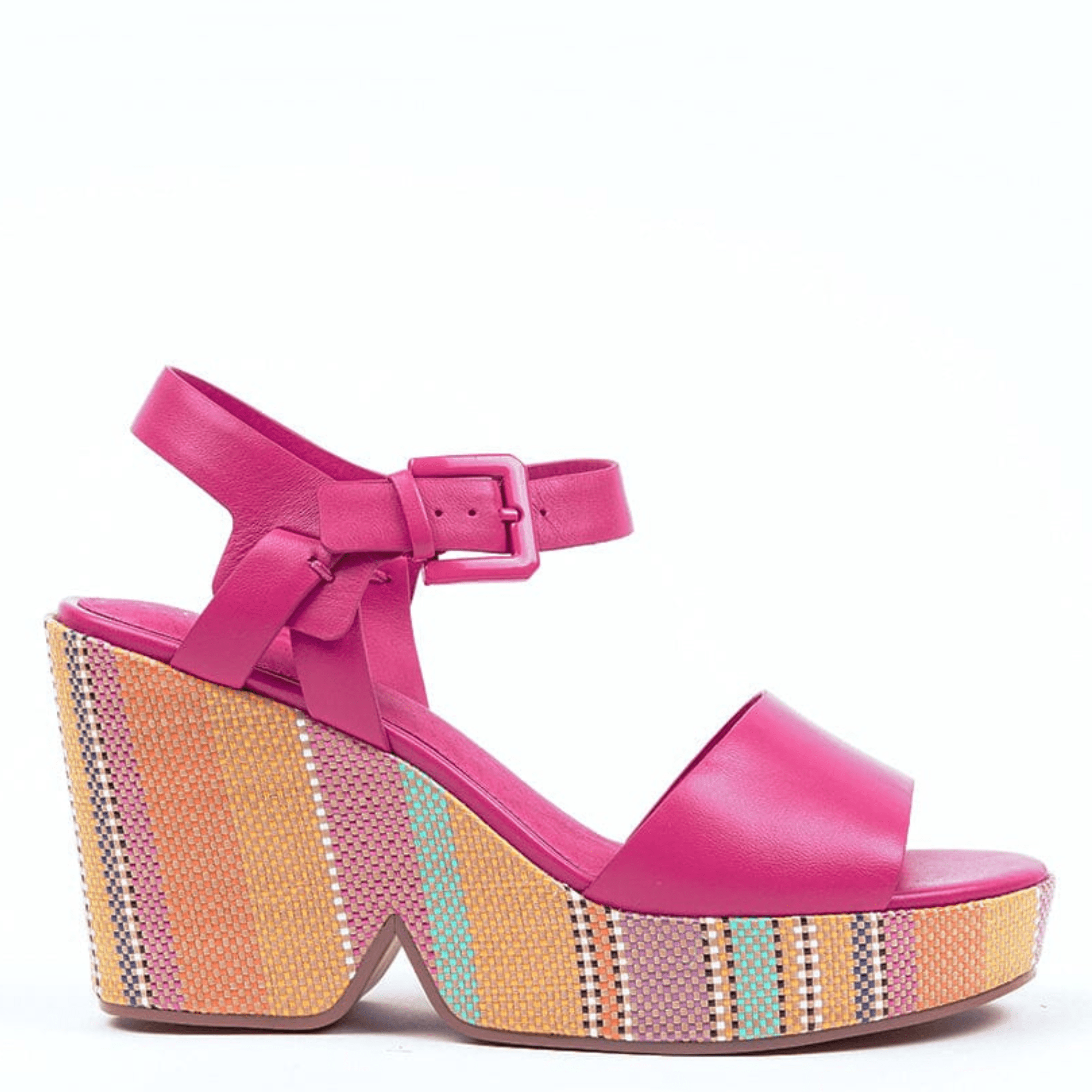 Alice + Olivia Pink Denise Snake Wedge popular Sandals