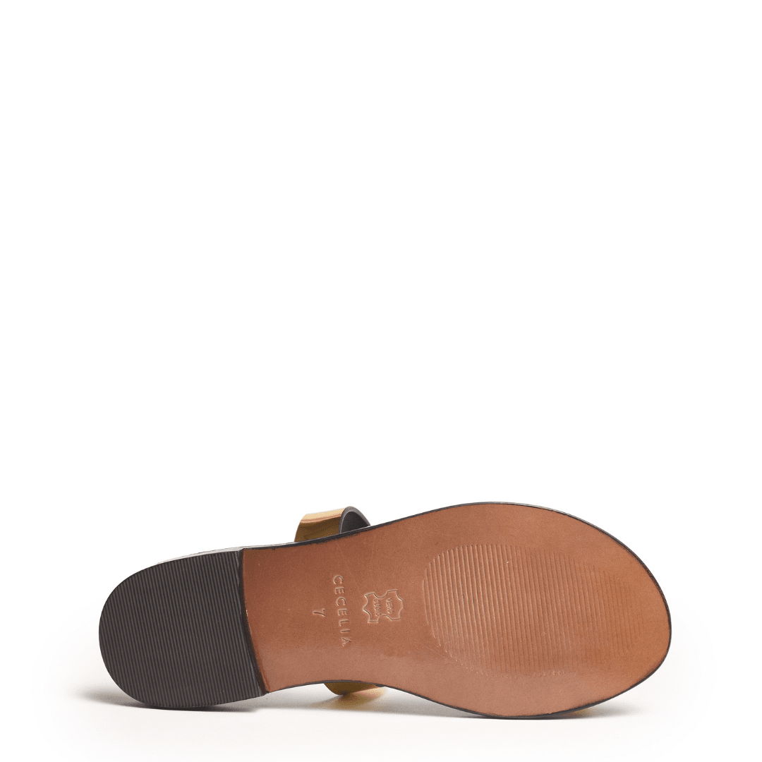 DEMI - Gold Metallic On Brown