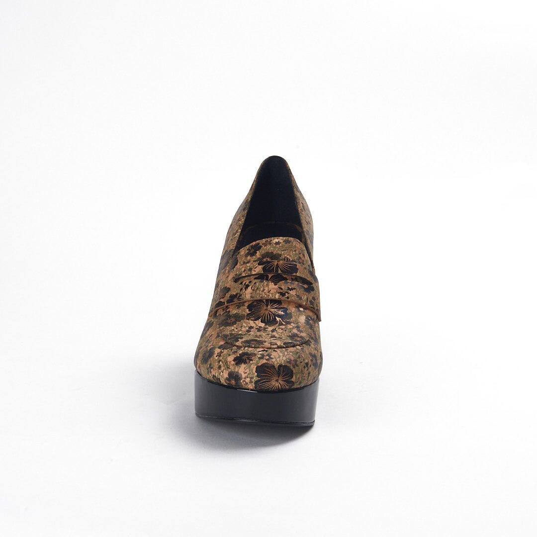 PINKY - Black Floral Cork - Final Sale