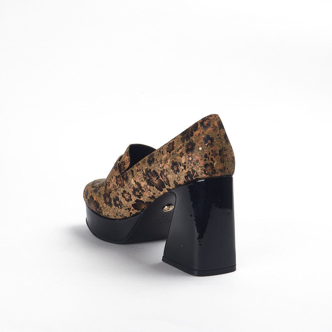 PINKY - Black Floral Cork - Final Sale