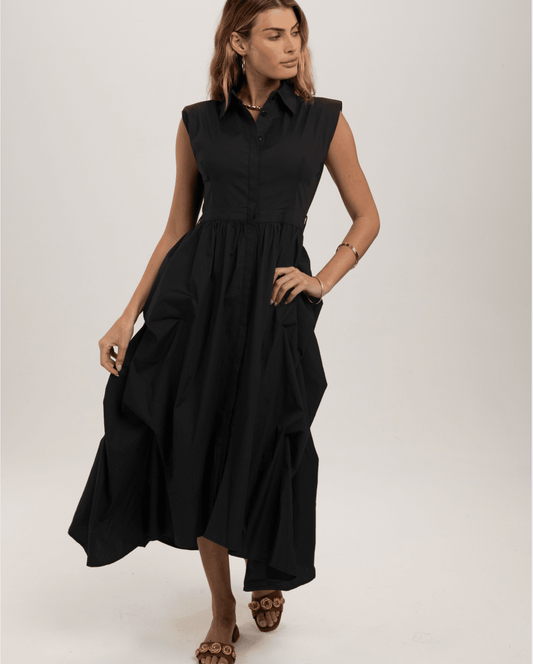 JUSTINE - Black Dress