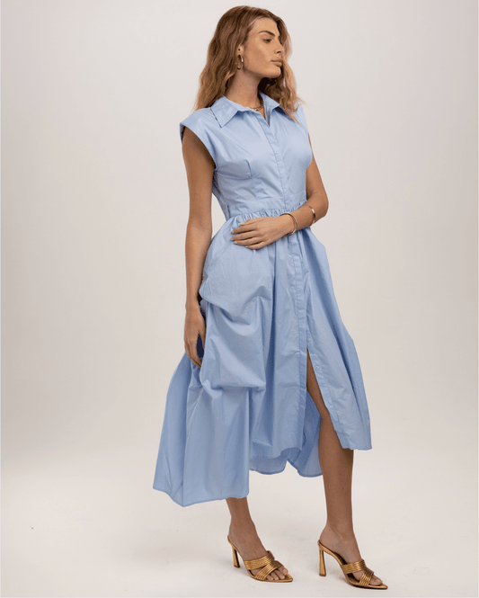 JUSTINE - Blue Dress