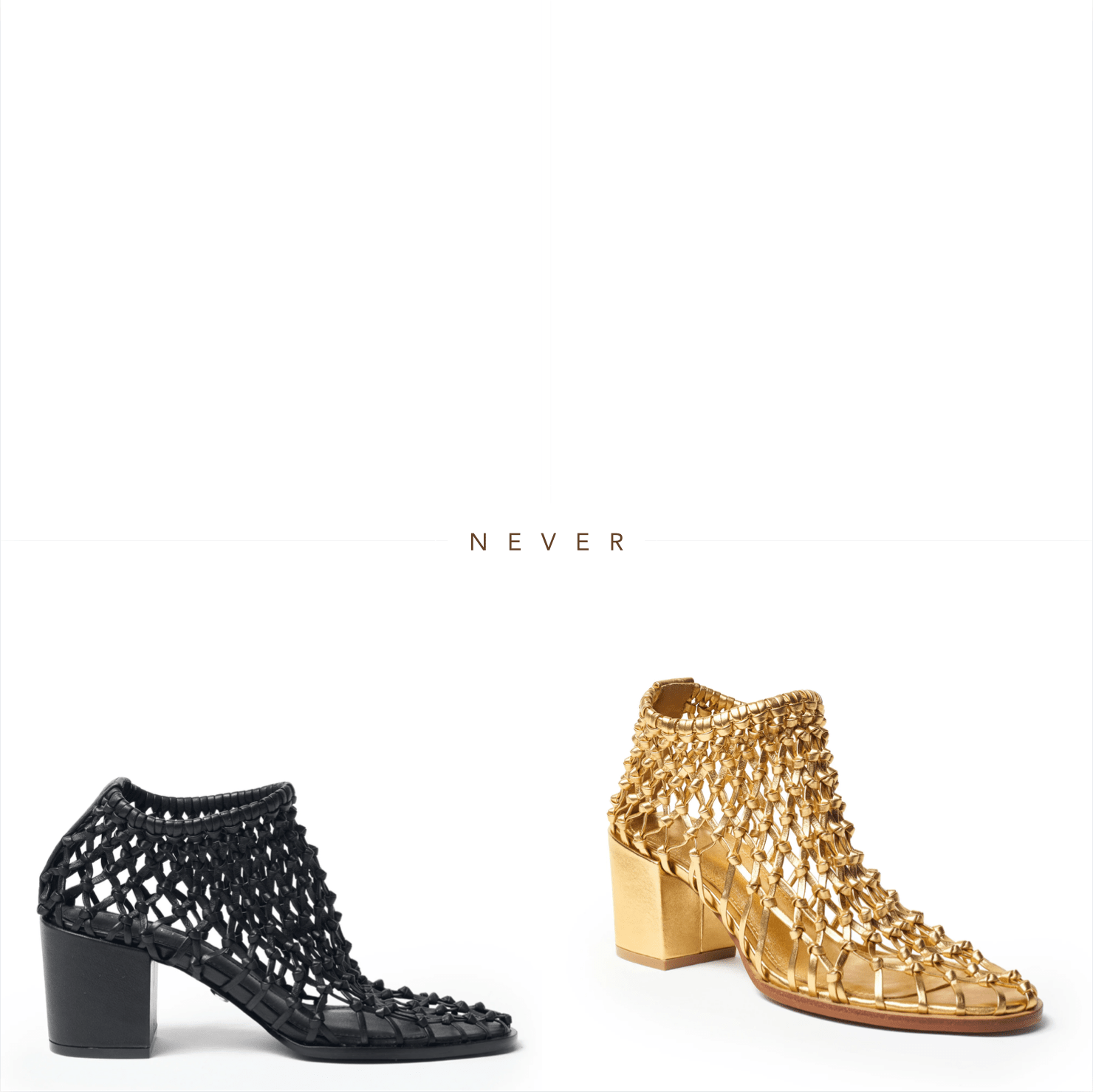black gold metallic knotted leather bootie 
