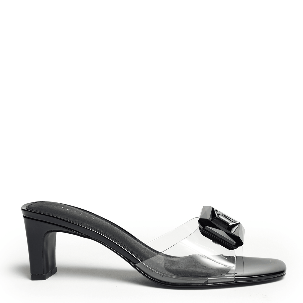 PARK AVE JEWEL - Black Sandal