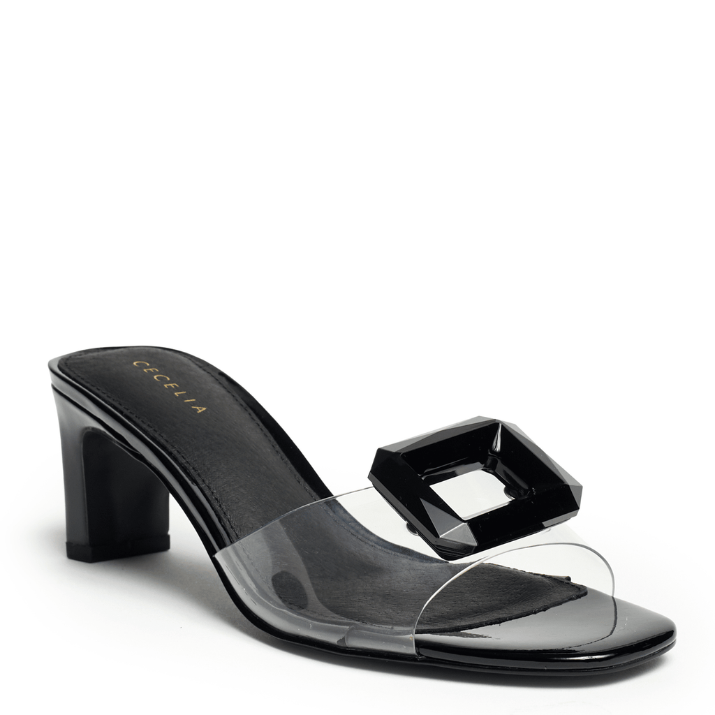 PARK AVE JEWEL - Black Sandal