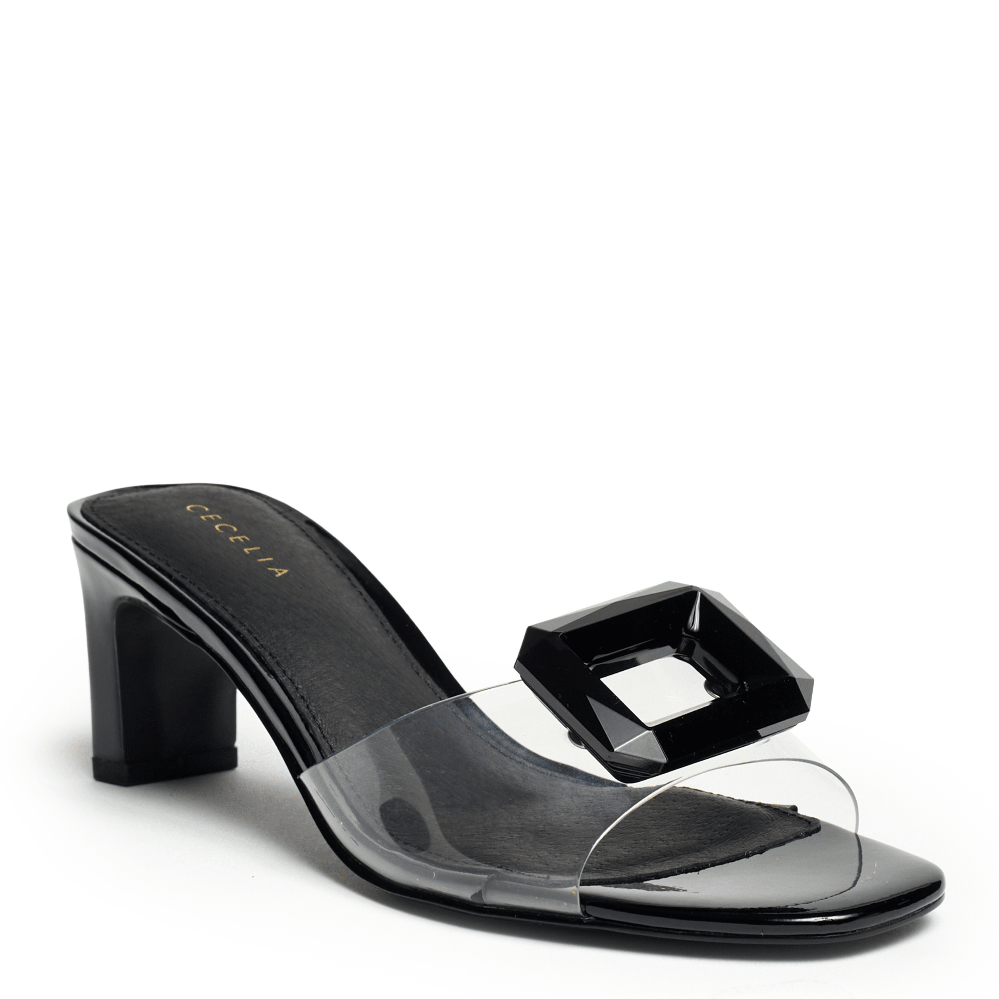 PARK AVE JEWEL - Black Sandal