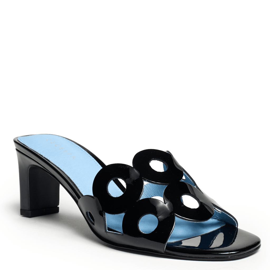 BELMONT - Black Patent Leather Sandal