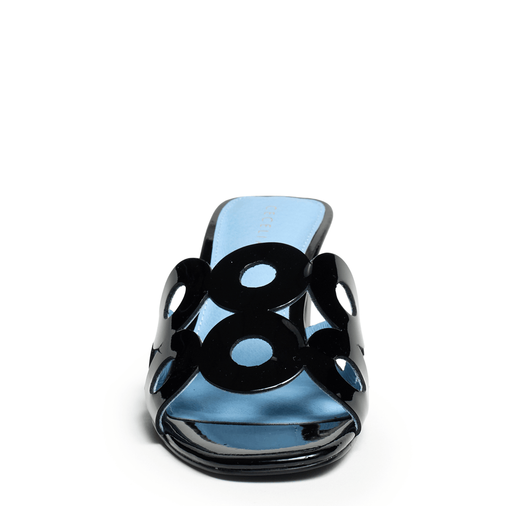 BELMONT - Black Patent Leather Sandal