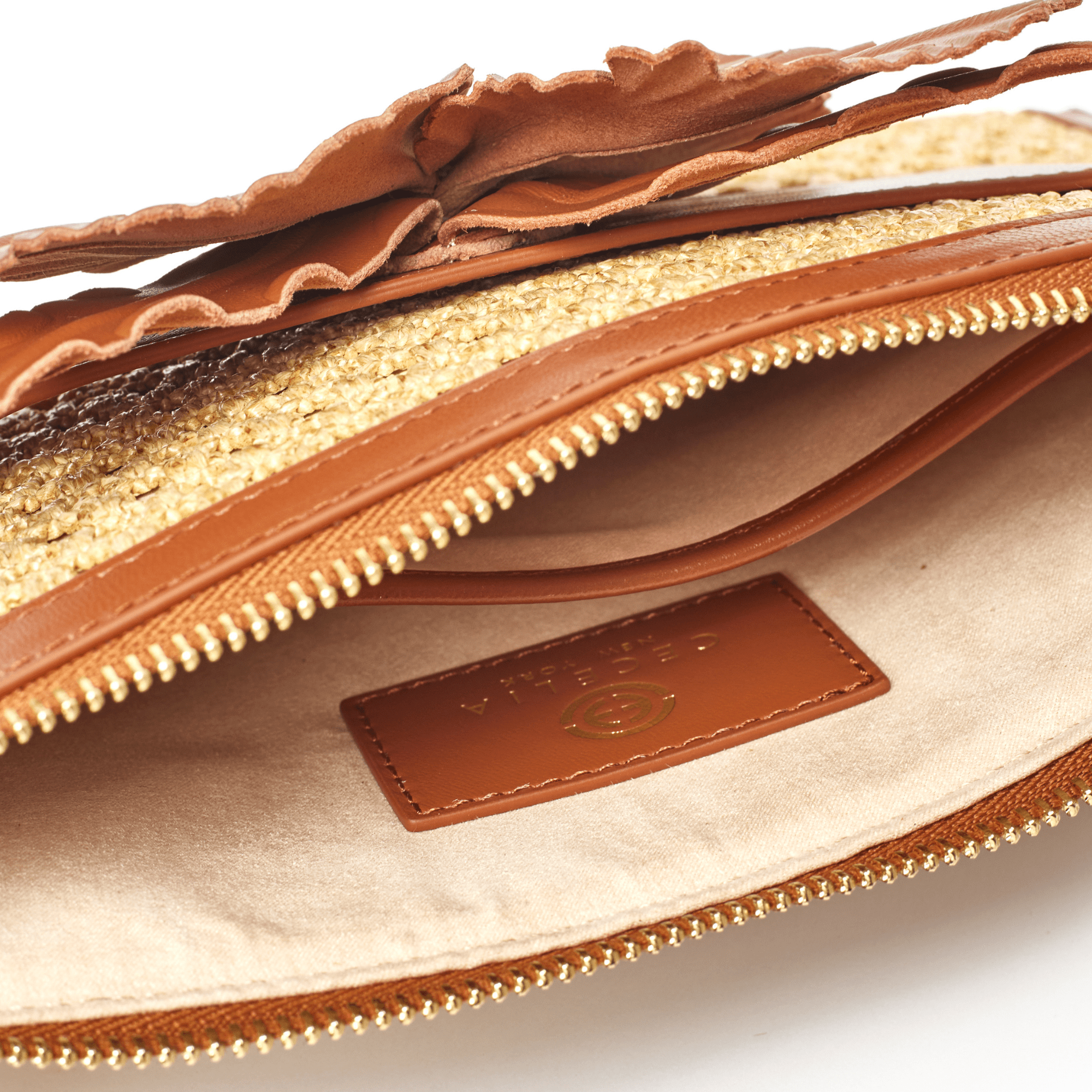 STROLL Cognac and Raffia