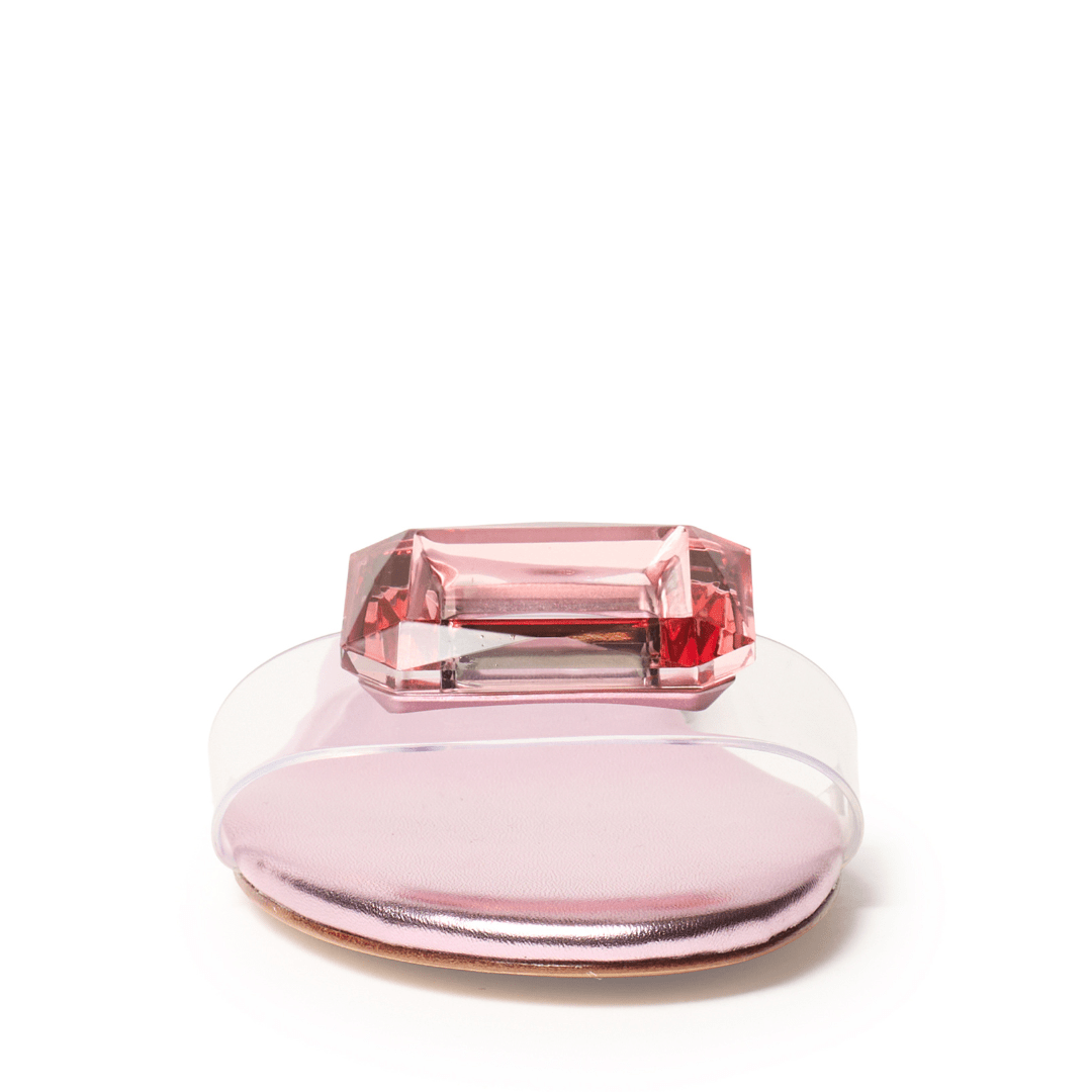 PHILLIS - Pink Metallic Flat Sandal