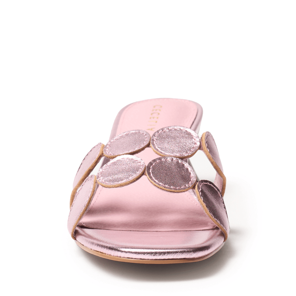 BUNNY - Metallic Pink Sandals