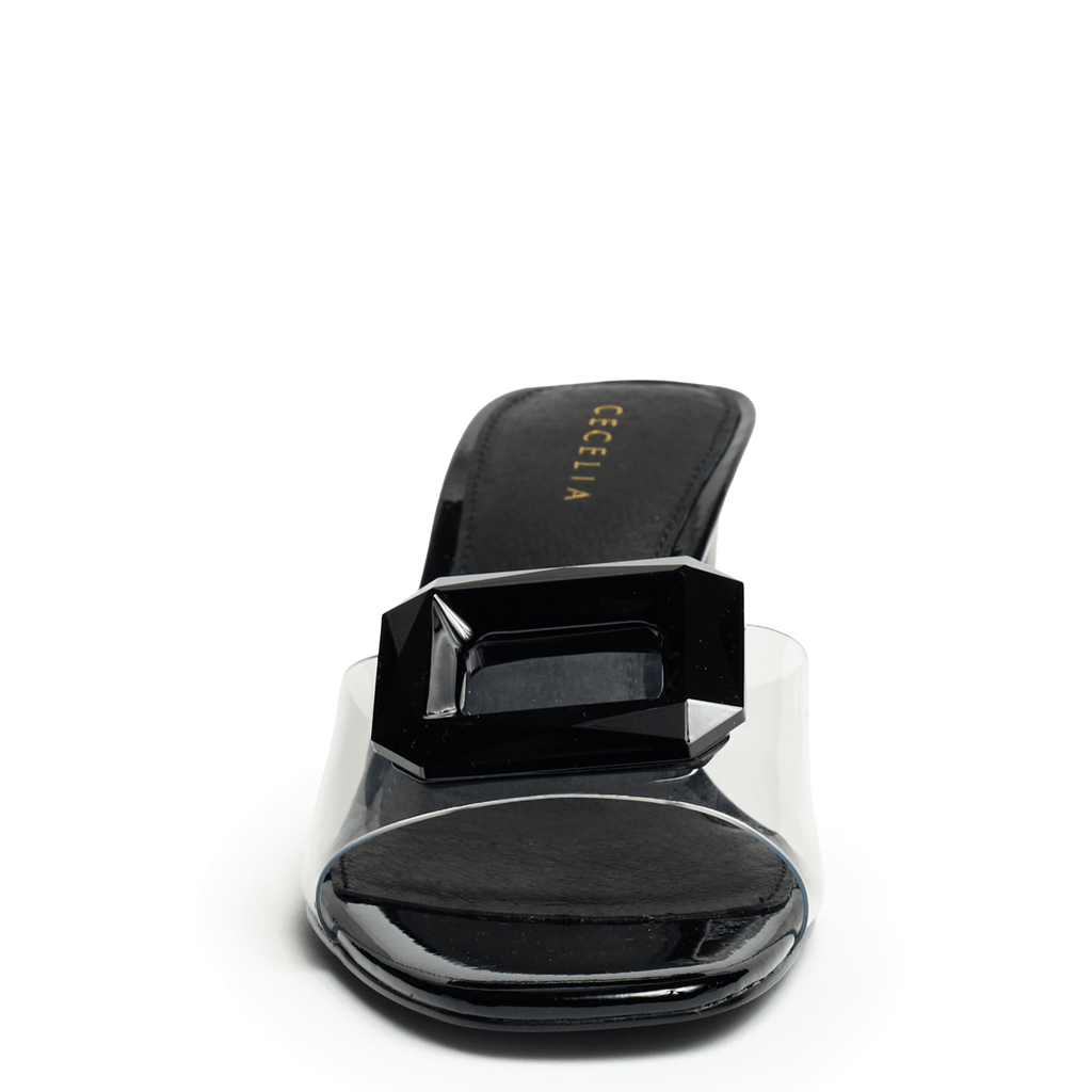 PARK AVE JEWEL - Black Sandal