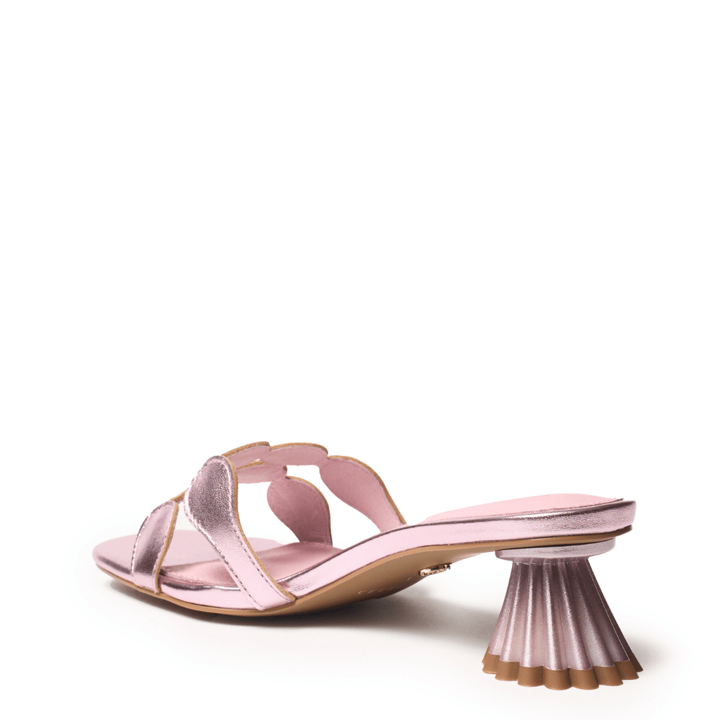 BUNNY - Metallic Pink Sandals