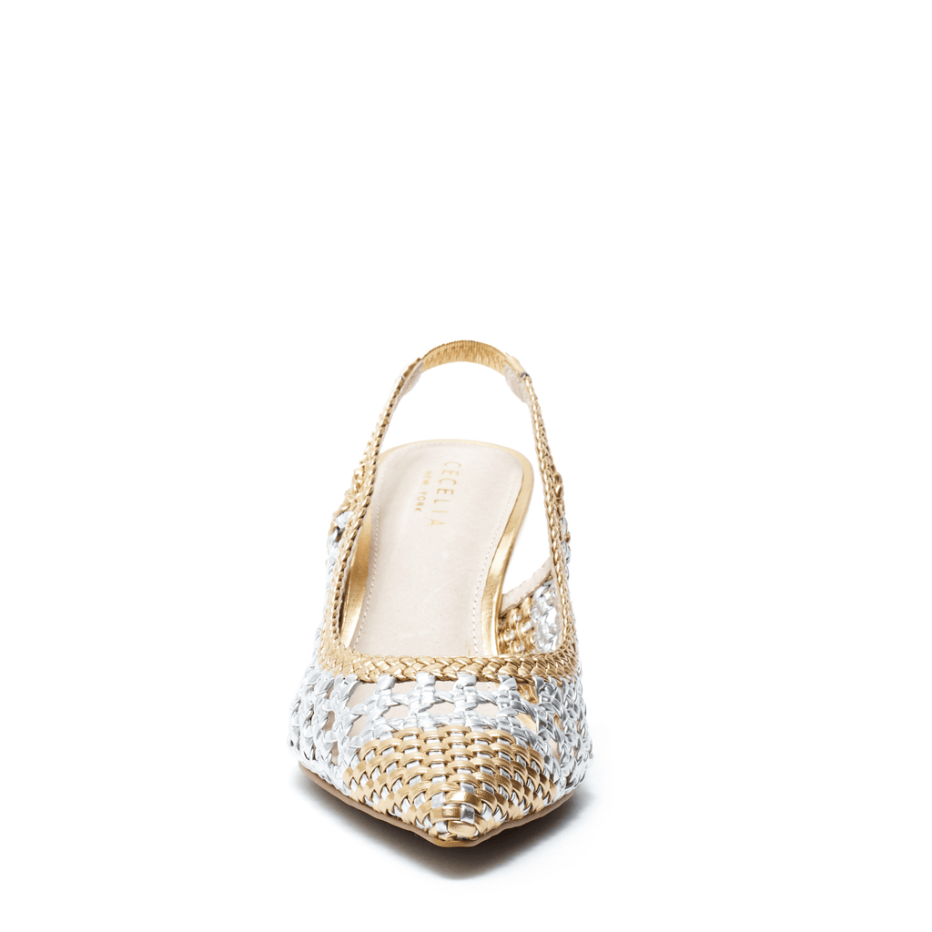 REFLECTION - GOLD SILVER SLING BACK - Final Few
