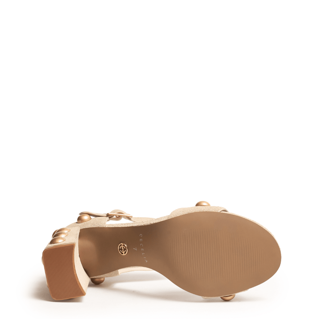 GAIL - Linen Sandals