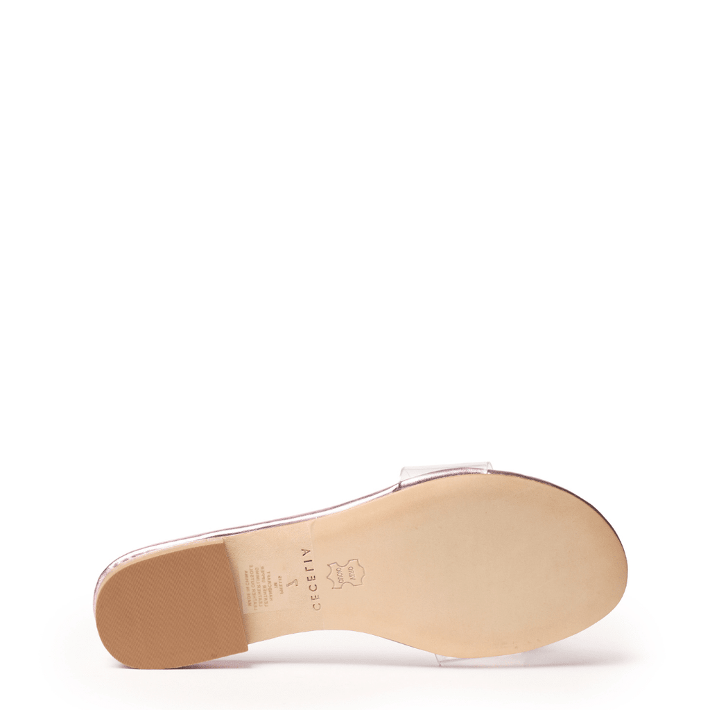 PHILLIS - Pink Metallic Flat Sandal