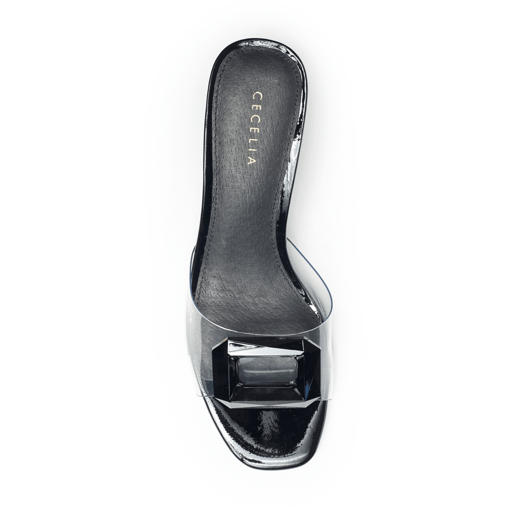 PARK AVE JEWEL - Black Sandal