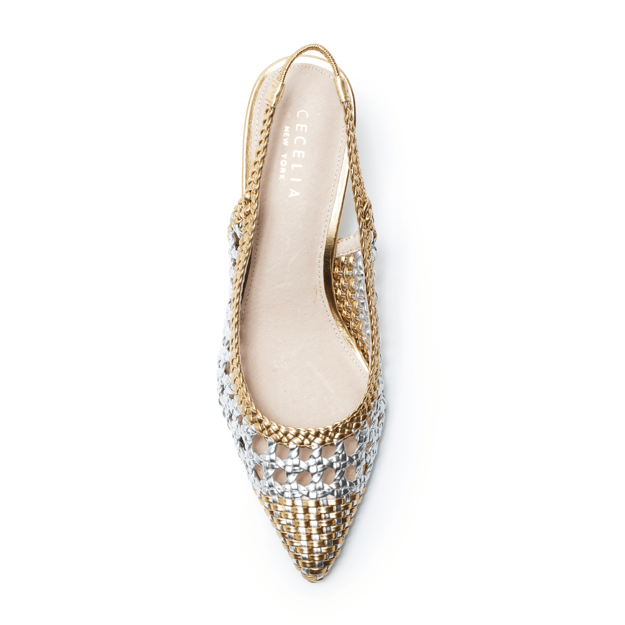 REFLECTION - GOLD SILVER SLING BACK - Final Few