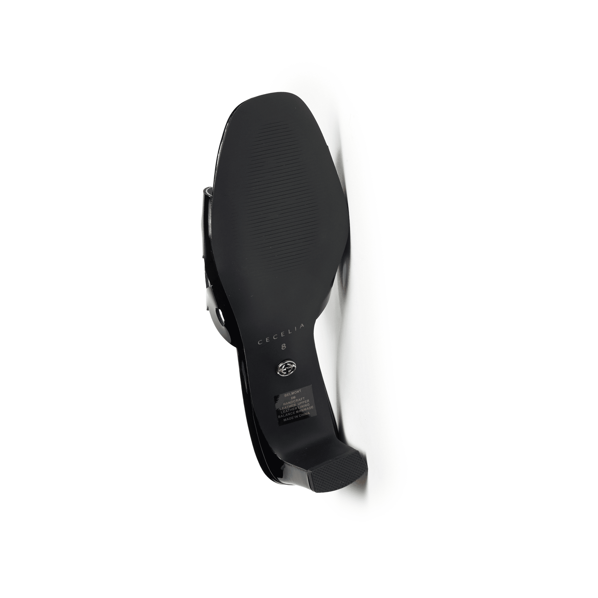 BELMONT - Black Patent Leather Sandal