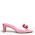 PARK AVE JEWEL - DARK PINK SANDAL