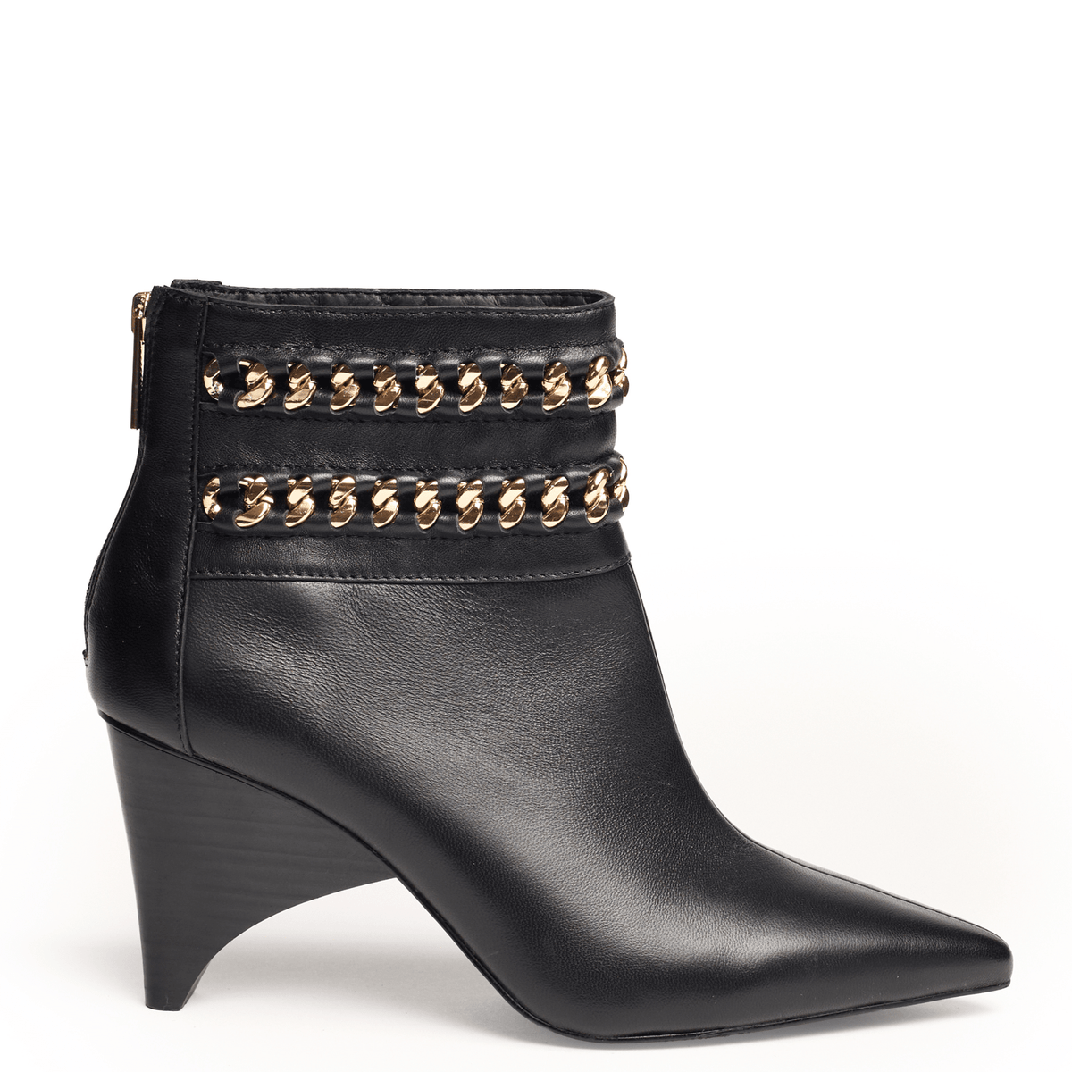 Hali Ankle Boot Navy Suede | Nicole Rebstock Cecelia Booties Womens Sz 9M Brown Leather Suede Navy Blue 1\