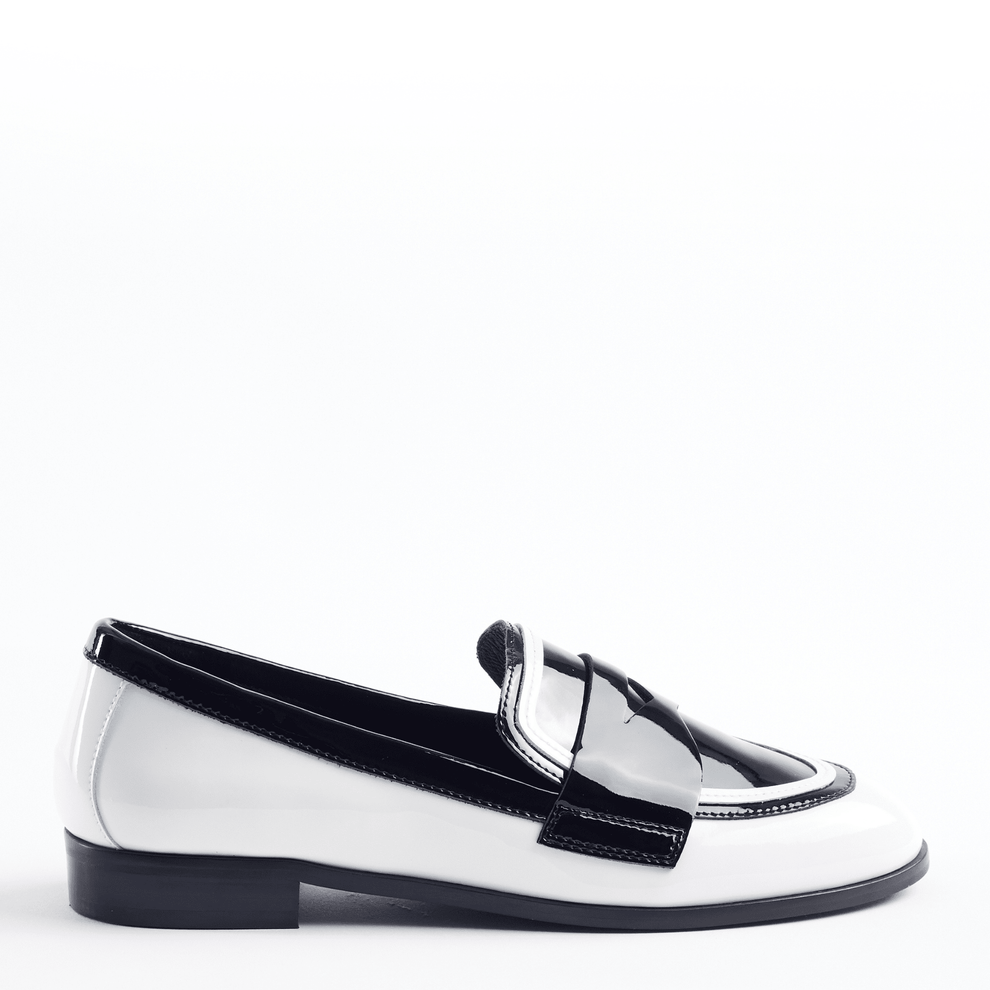 未使用✨BALLY White Striped Black Loafers Sepatu BALLY STRIPE RED WHITE BLACK LOAFERS 100% ORIGINAL