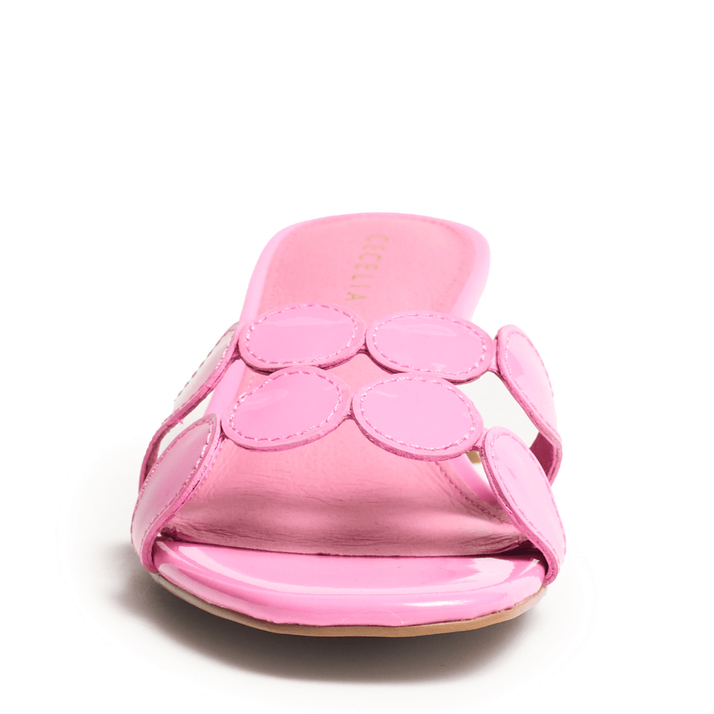 Bunny Kitten Heel Slide Sandal - Pink Patent – Cecelia New York Bunny Kitten Heel Slide Sandal - Pink Patent – Cecelia New York