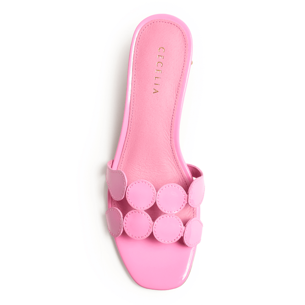 BUNNY - Bright Pink Patent Sandals