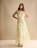 FRAISER - Yellow Floral Dress