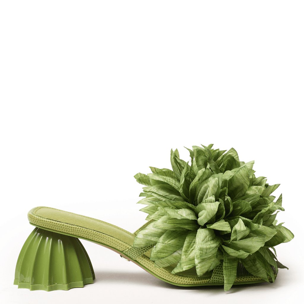 DAHLIA - Green Sandals