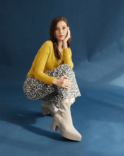 LAWRENCE - Grey Suede - Last Chance