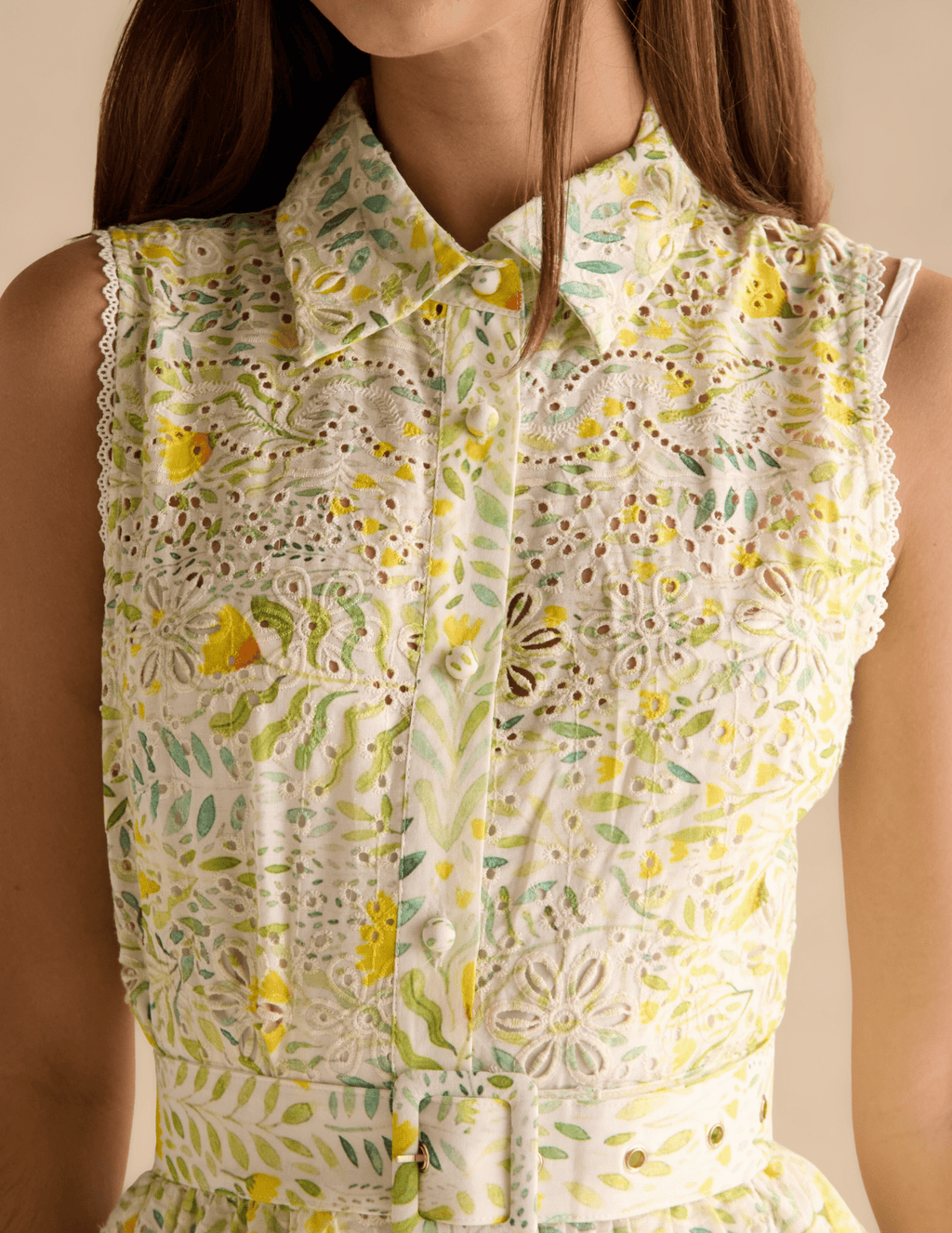 FRAISER - Yellow Floral Dress