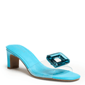 PARK AVE JEWEL - POOL BLUE SANDAL