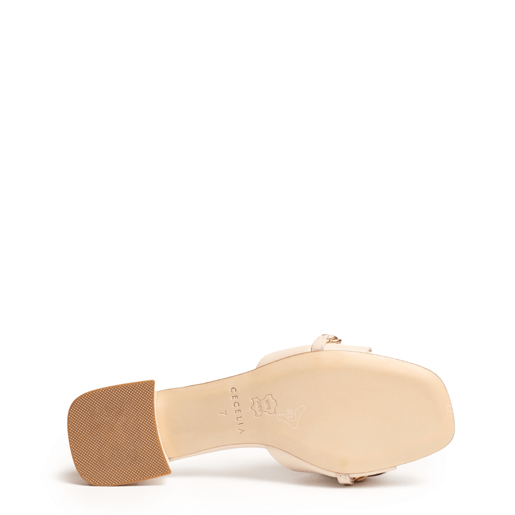 BONNIE GOLD ROSE - Oat Flat Sandal