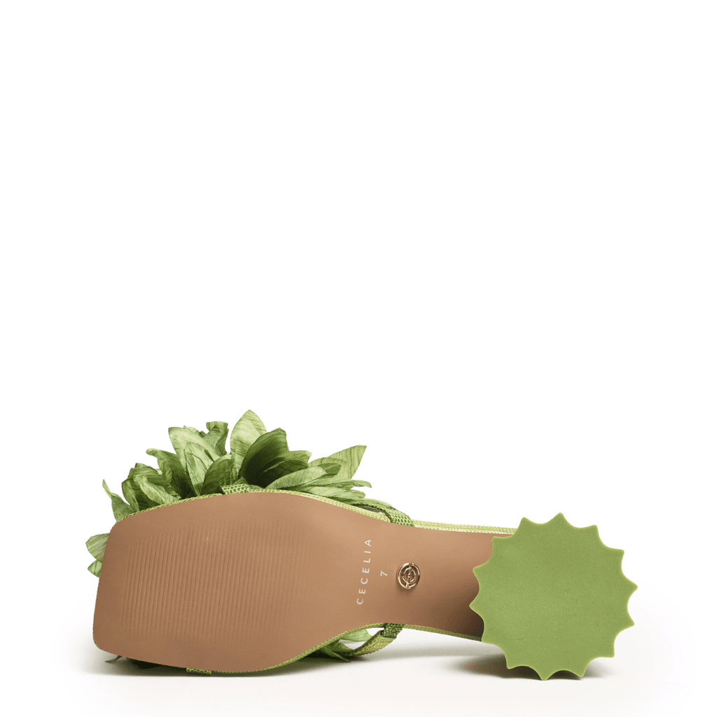 DAHLIA - Green Sandals