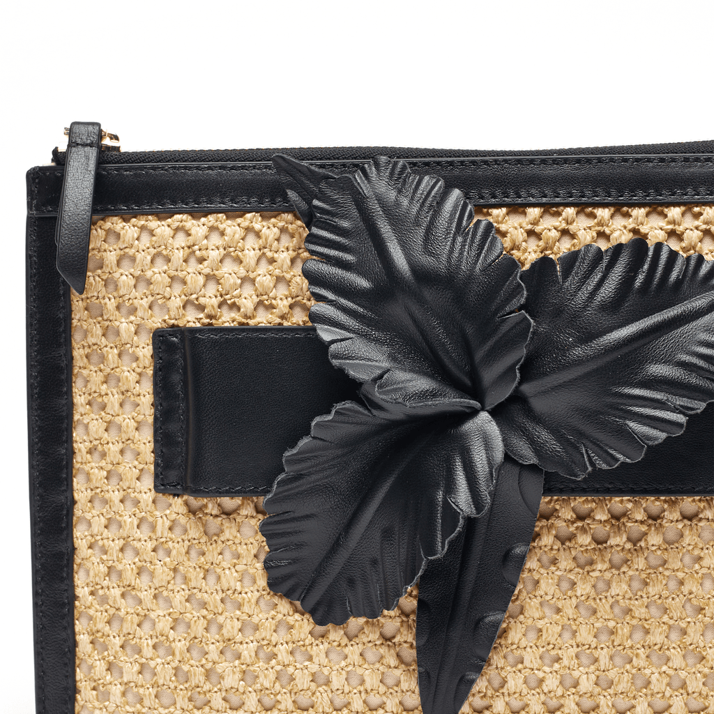 STROLL - Black and Raffia