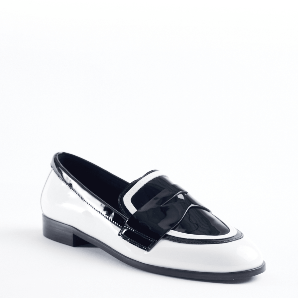 KALI BLACK AND WHITE PATENT – Cecelia New York