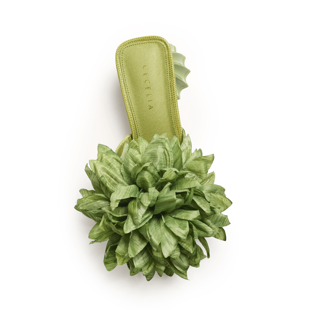 DAHLIA - Green Sandals