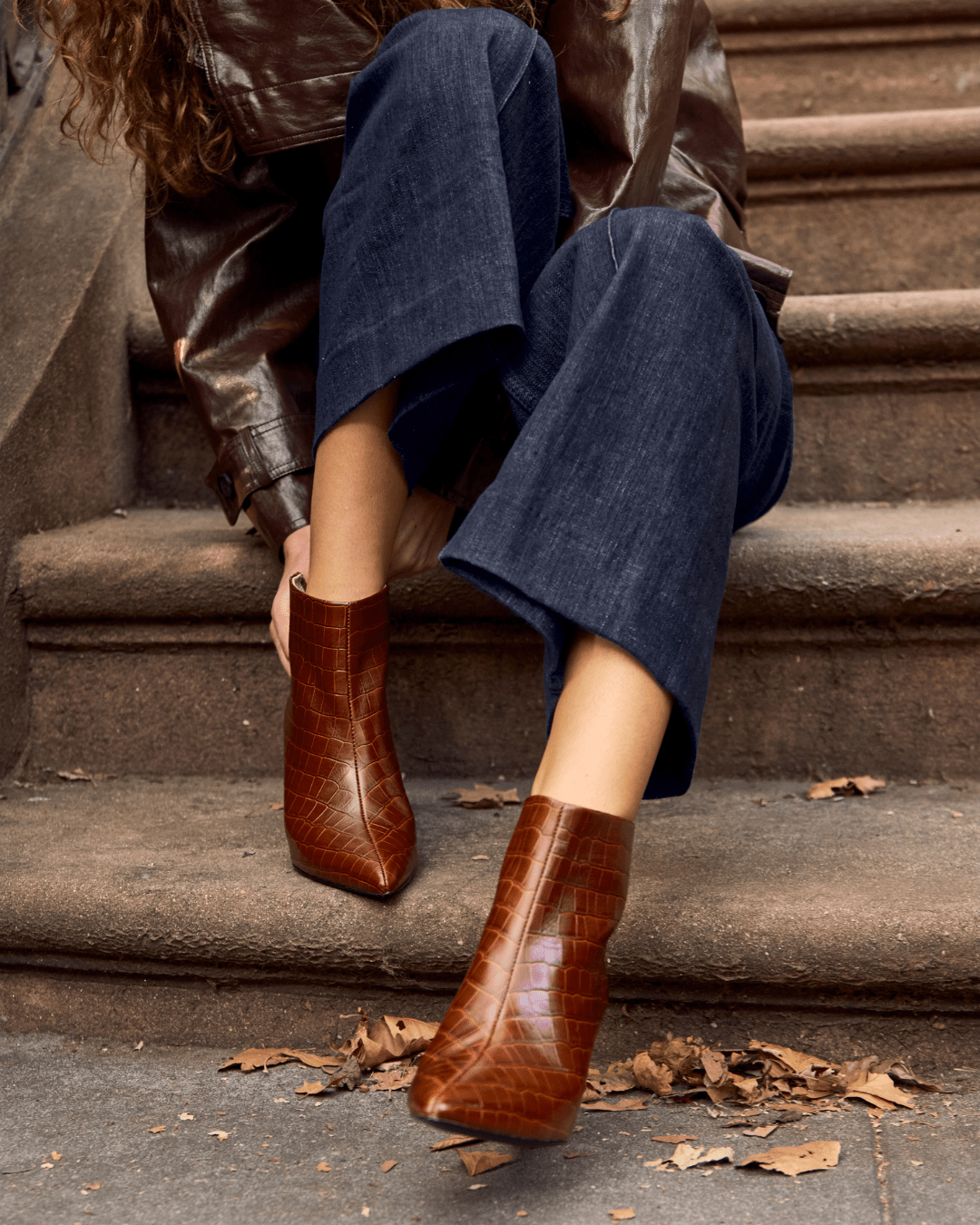 RYMAN - Cognac Croco -Final Few