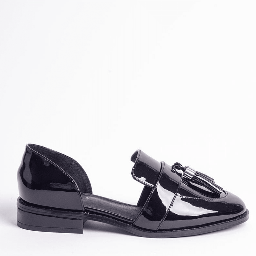 LINEAR - Black Patent Leather