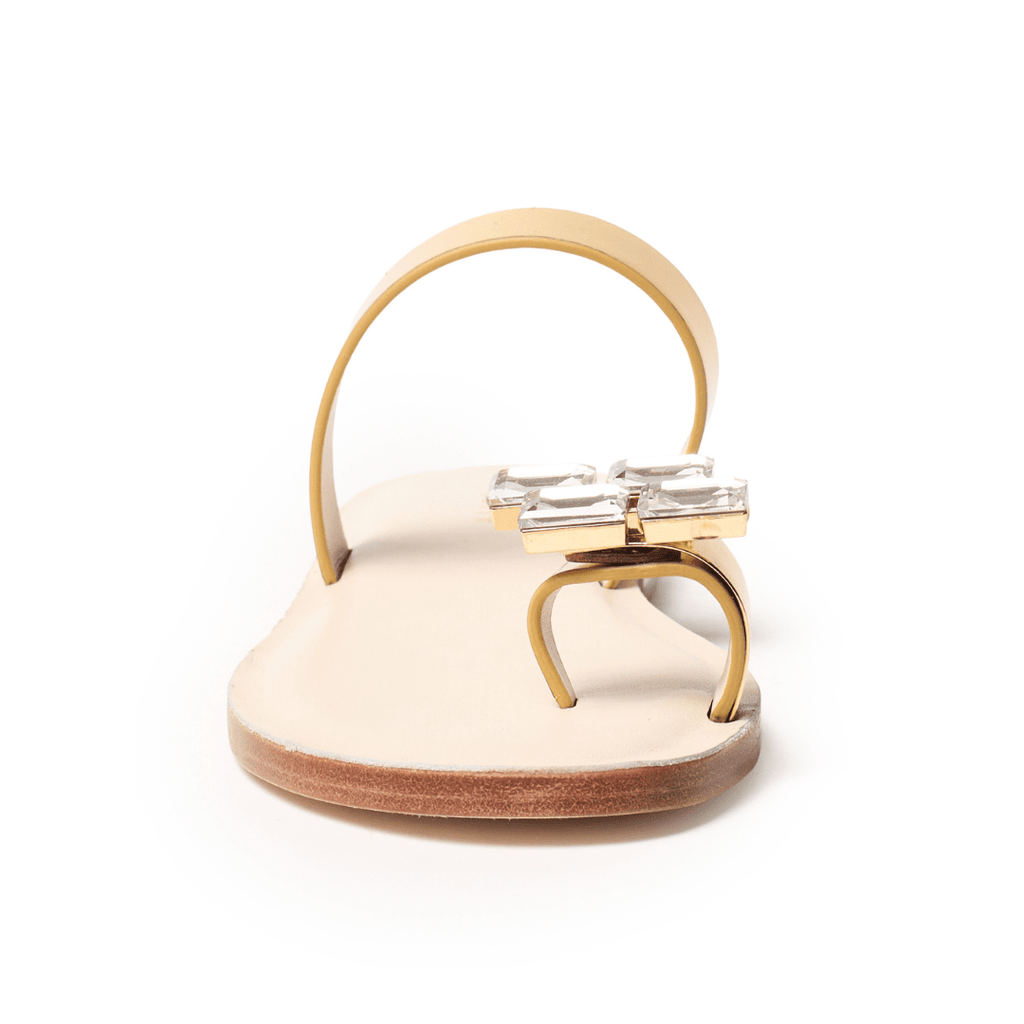 DEMI - Tan Toe-Ring Sandals