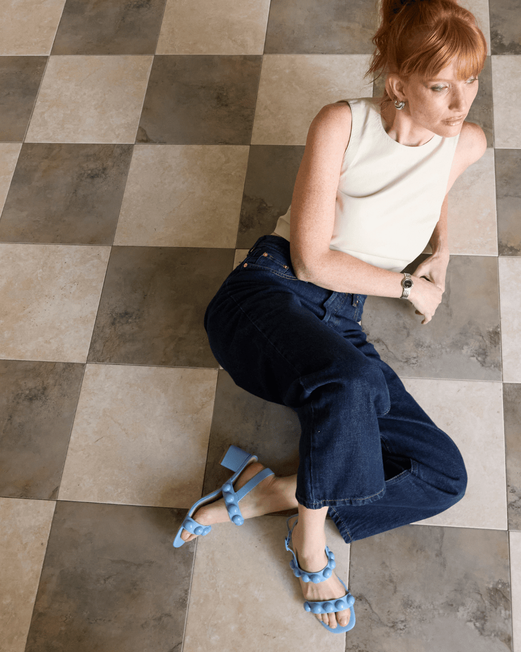 RALLY - Blizzard Blue Sandal