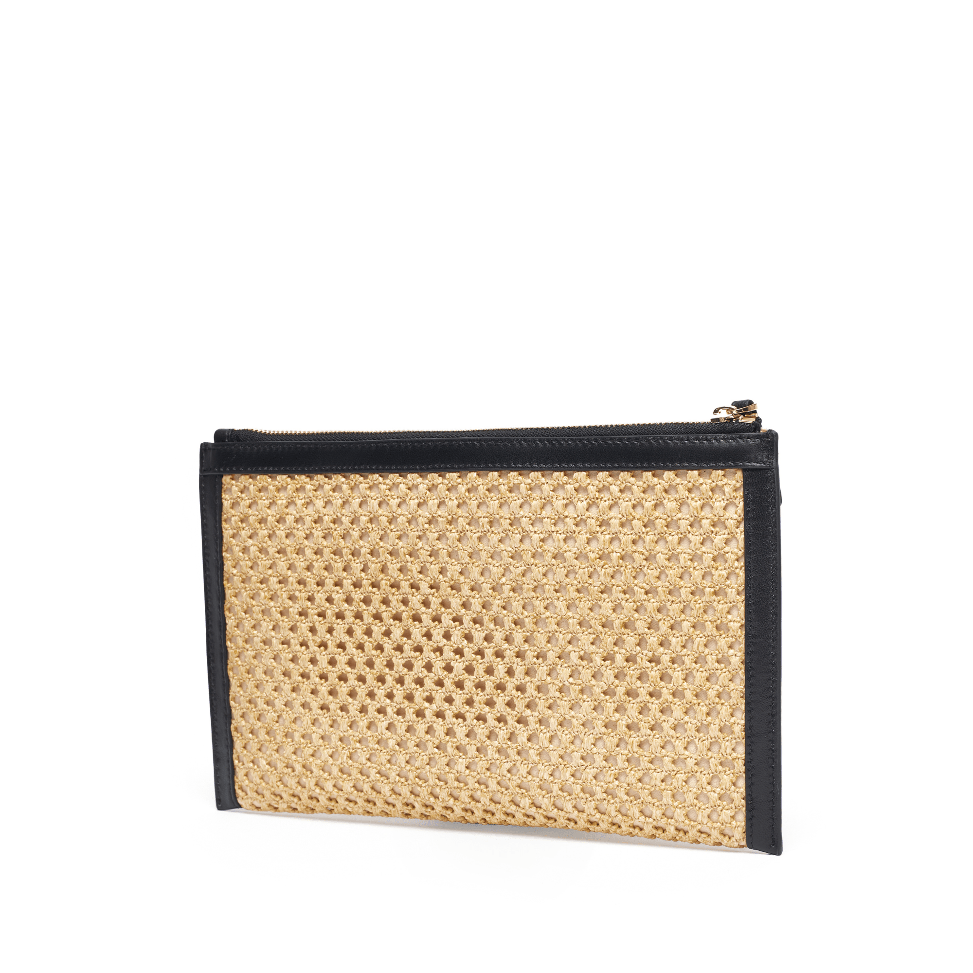 STROLL - Black and Raffia