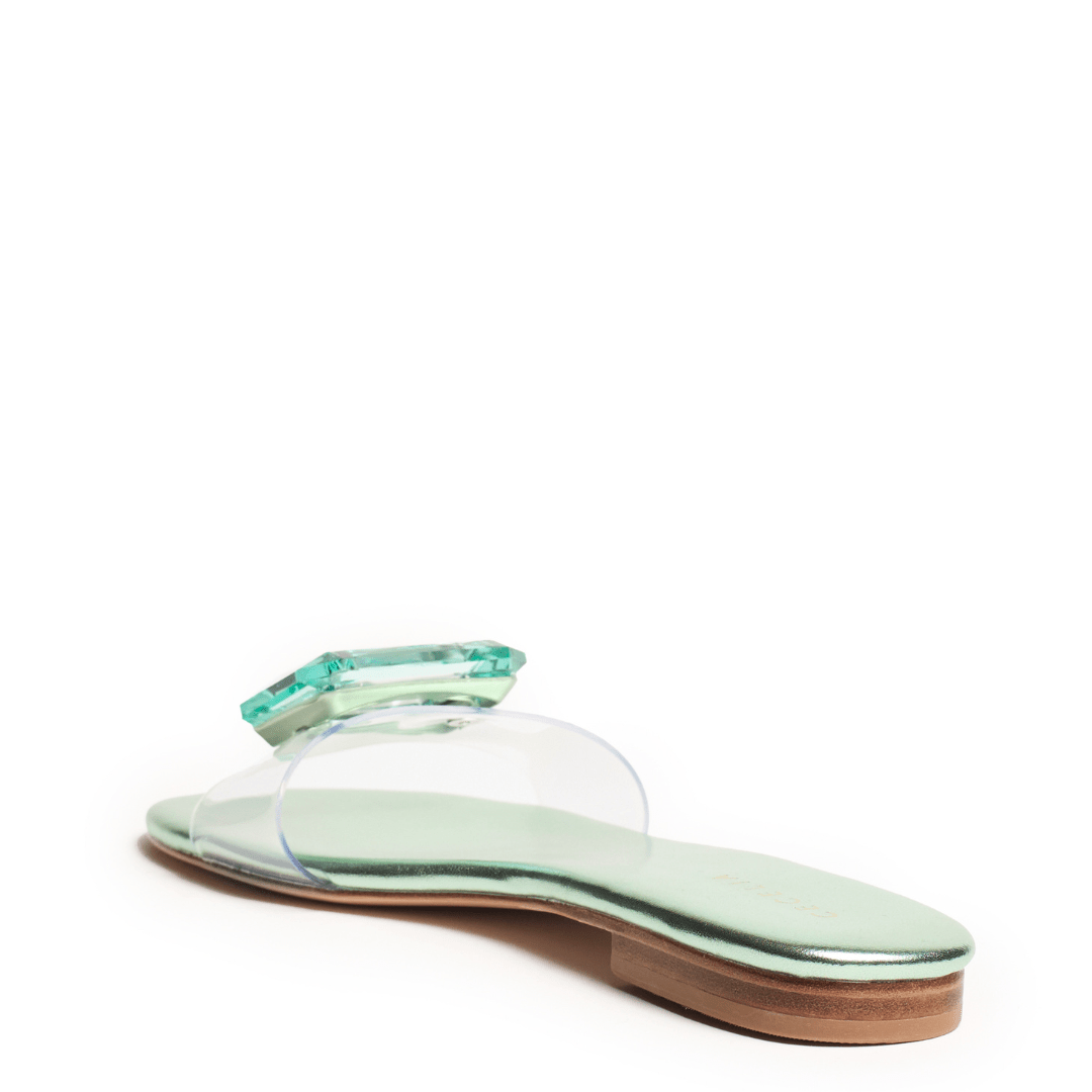 PHILLIS - Mint Metallic Sandal
