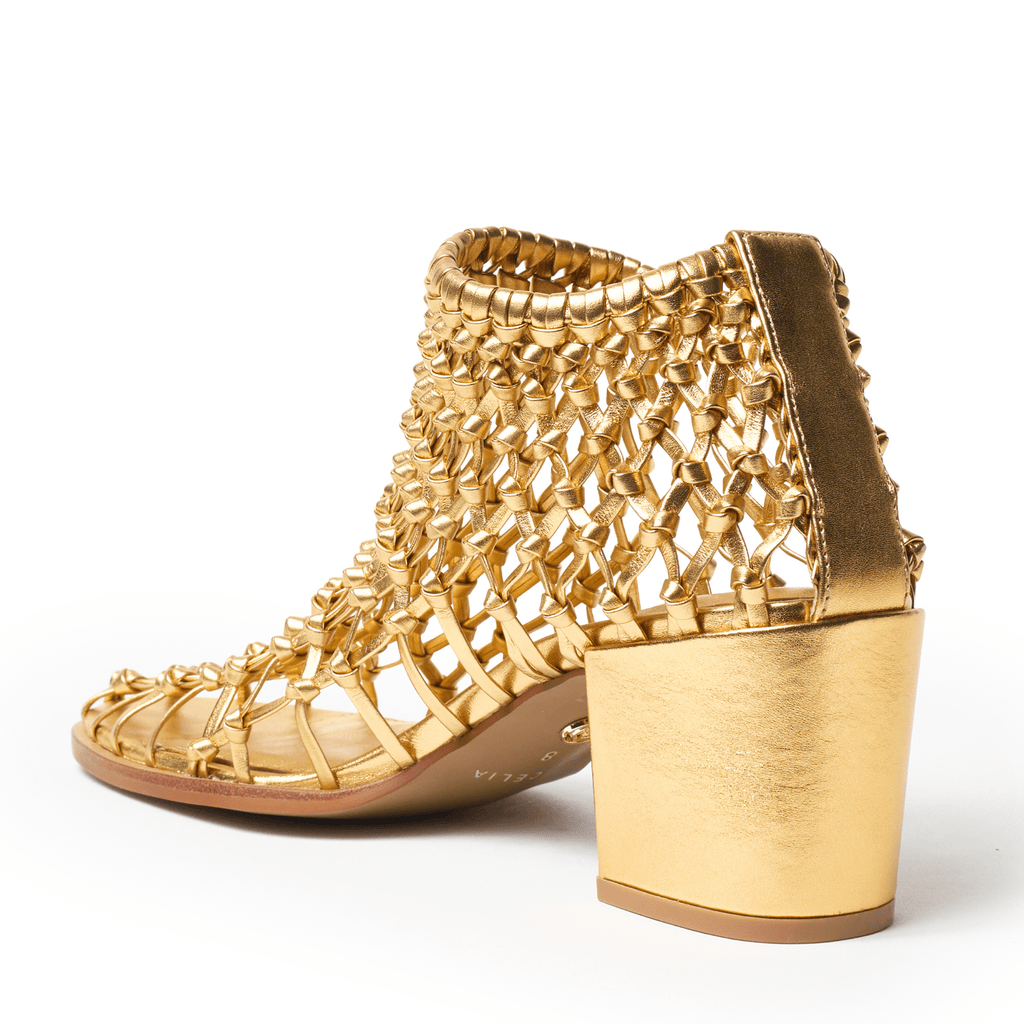 NEVER - Gold Metallic Bootie