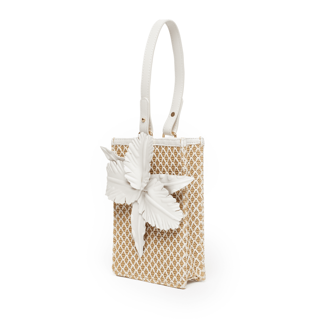 STRIDE - Tan White Flower