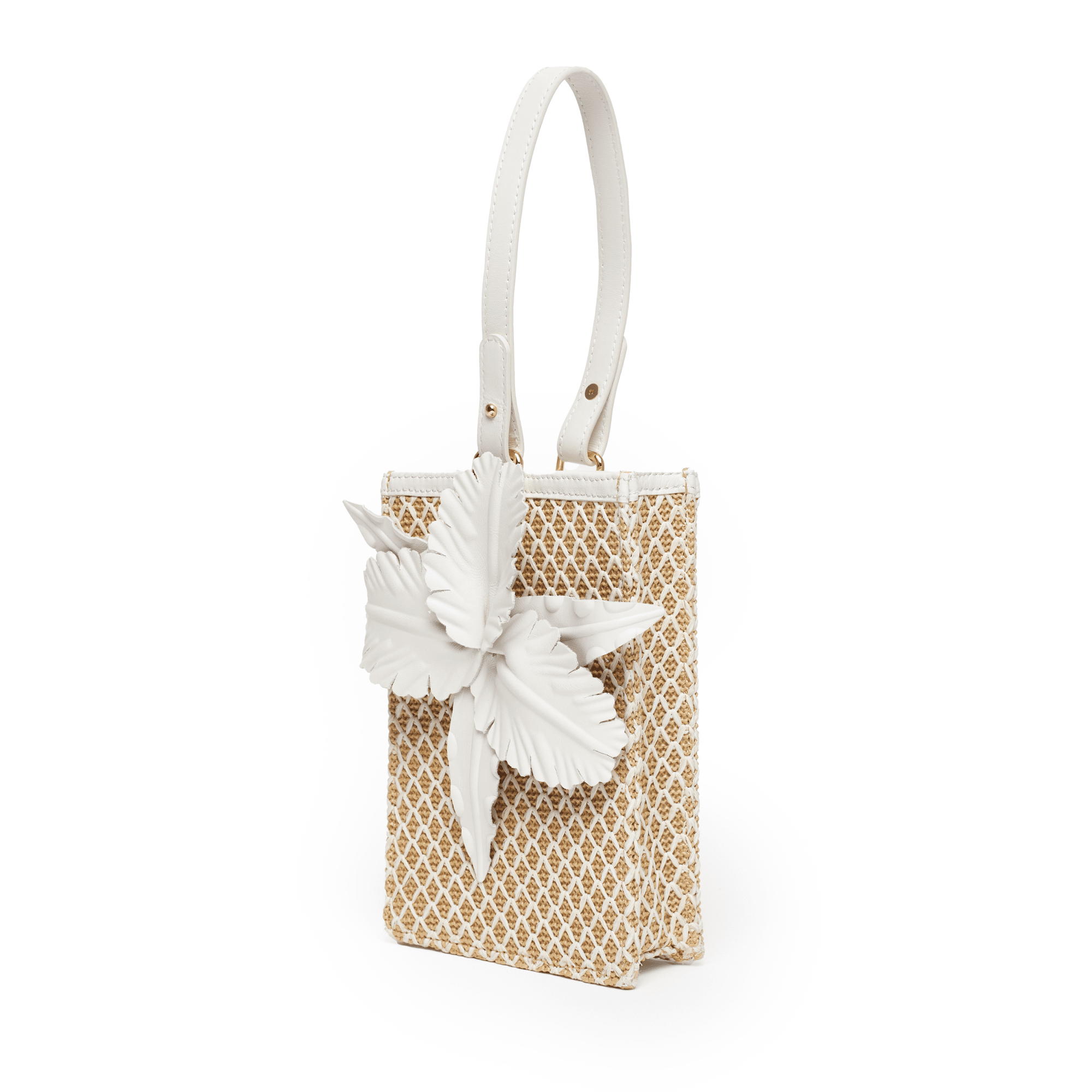 STRIDE - Tan White Flower