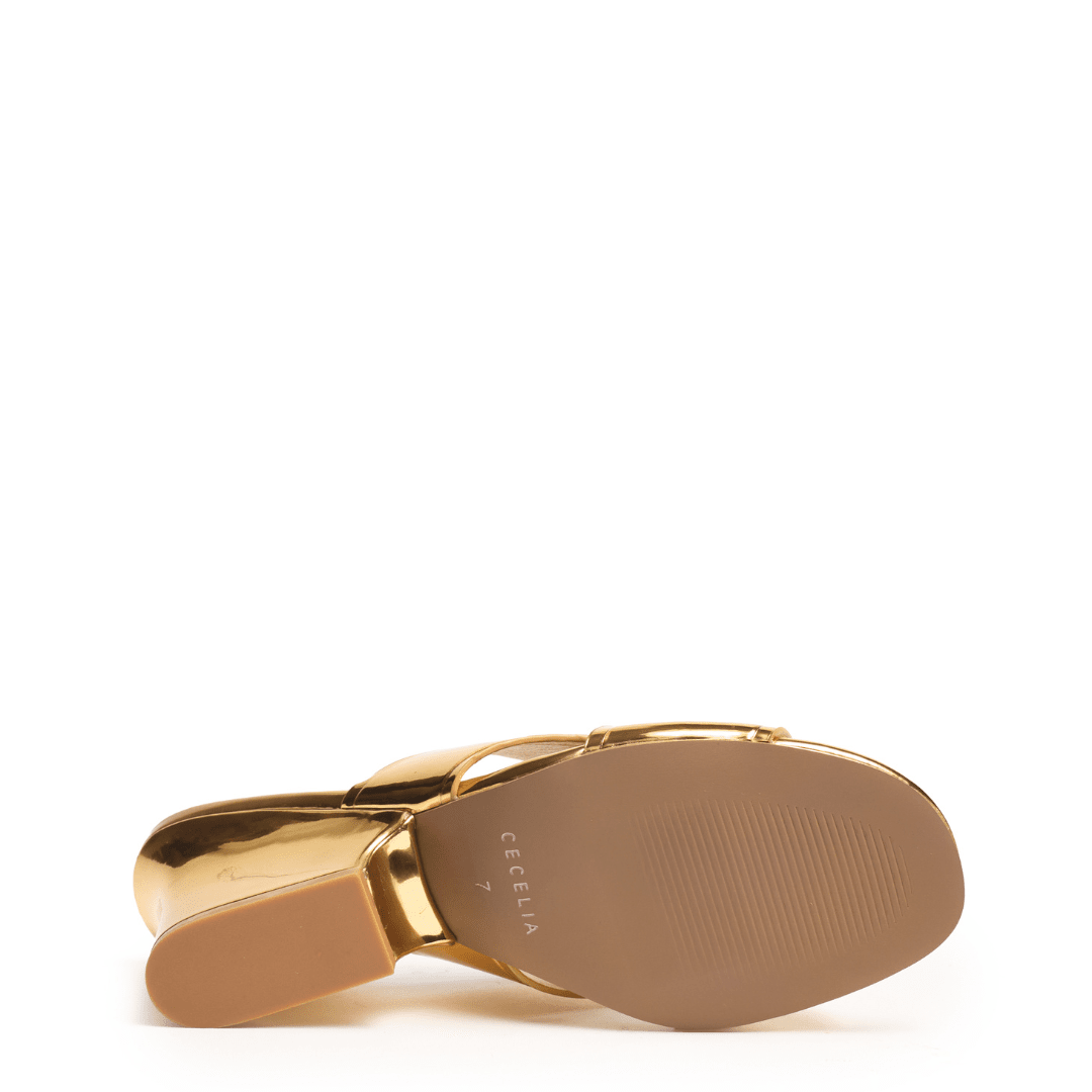 FAYE - Gold  Speccio Sandals