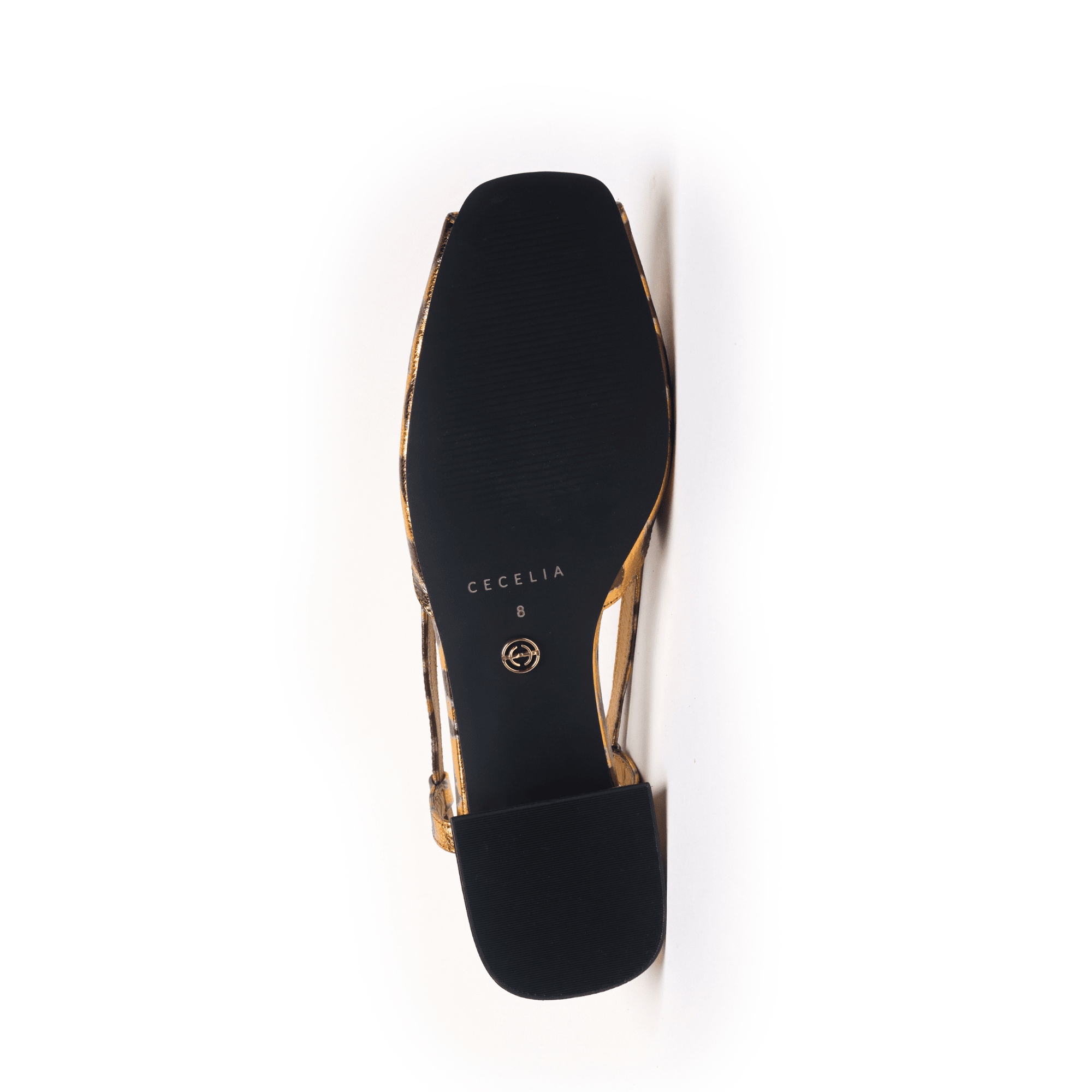 MONTY - METALLIC LEOPARD SLING BACK - Final Few